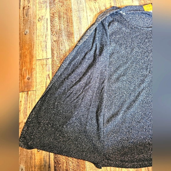 Ruby Rd. Sparkly Longsleeve Blouse One piece Cardigan Gold Sparkles Shimmer Gems - Picture 10 of 11